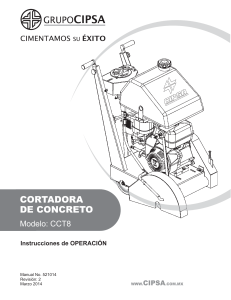 CCT08 Manual de Operación y partes backup