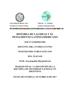 Lescano Historia de las ideas Trabajo final MESLA 2017