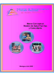 Modelo de Salud Familiar Comunitario - Marco Conceptual