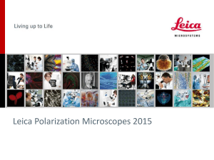 Polarization Microscopy Basics 2015
