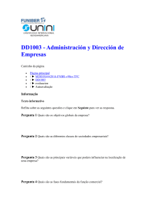 DD1003 Administracion y Direccion de Emp