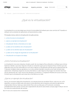 ¿Qué es la virtualización  - Definición de virtualización - Citrix Mexico