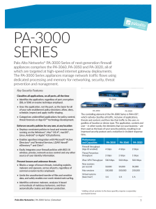 Palo Alto 3000 series