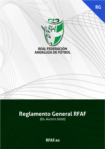 Reglamento General RFAF 2020 