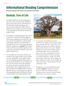 informational-reading-comprehension-baobab-tree-of-life