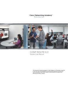 CCNP STUDENT LABS