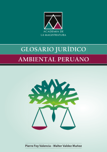 Glosario Juridico Ambiental Peruano (2012)