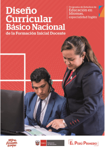 Diseño Curricular Básico Nacional 2019 - Idiomas Inglés