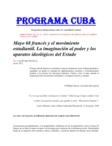 Mayo 68 frances (PROGRAMA CUBA)