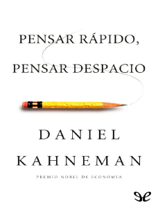 Daniel Kheman - Pensar rapido, pensar despacio