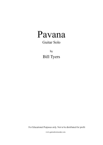 Bill Tyers - Pavana