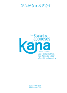 folleto para aprender kanas