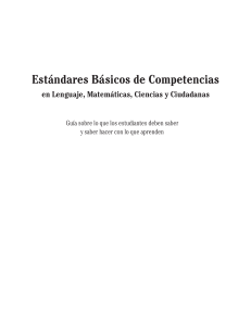 ESTANDARES BASICOS DE COMPETENCIAS