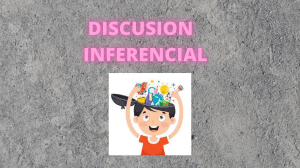 DISCUSION INFERENCIAL