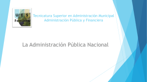 La Administracion Publica Nacional