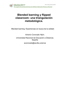 3 13 Coronado Hijon Antonio - Blended learning y flipped classroom una triangulacion metodologica