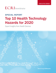 ECRI-Top-10-Technology-Hazards-2020