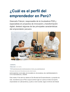 Cuál es el perfil del emprendedor en Perú