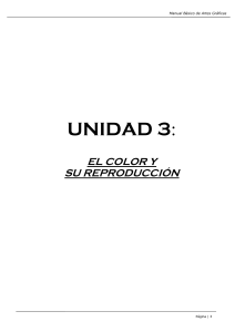 Unidad 3. El color y su reproducción