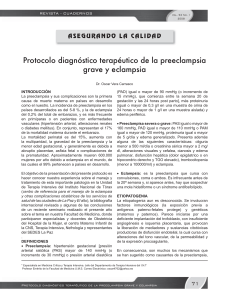 Protocolo diagnóstico terapéutico de la preeclampsia