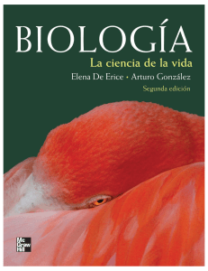 Biología la ciencia de la vida by Elena Victoria De Erice Zúñiga Jesús Arturo González 