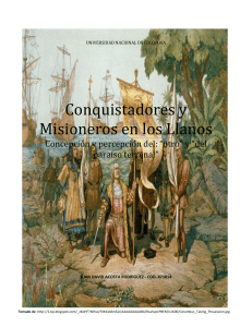 Conquistadores y misioneros en los Llano