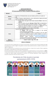 I historia Guia de estudio 09 - El parlamentarismo en Chile y el sistema de partidos politicos
