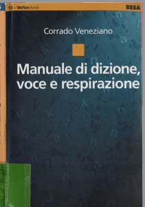 Corrado Veneziano - Manuale di dizione, voce e respirazione-Besa (2007)