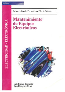 MANTENIMIENTO DE EQUIPOS ELECTRONICOS
