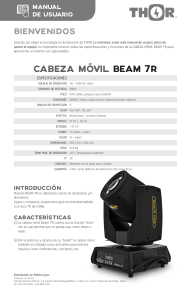 Manual - Beam 7R thor led