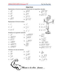 4to Radicales - Definicion