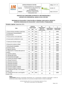 CAPACITACIONES  Sep 2021