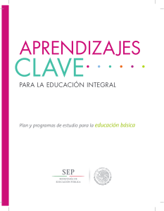 APRENDIZAJES CLAVE PARA LA EDUCACION INTEGRAL