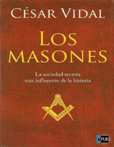 LOS MASONES - Cesar Vidal