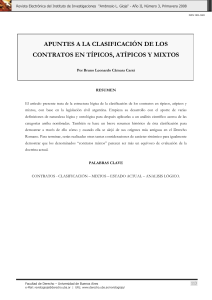 Dialnet-ApuntesALaClasificacionDeLosContratosEnTipicosAtip-4356686