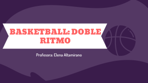 DOBLE RITMO BASKETABLL - 3 Y 4 DE PRIMARIA
