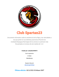 Club Spartan23 Flaps