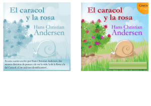 El caracol y la rosa Hans Christian Andersen