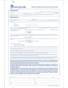 GASES DEL CARIBE - formato de financiación PERSONA NATURAL - FDA