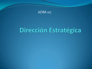 Direccion estrategica tema 1