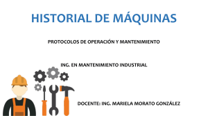 HISTORIAL DE MÁQUINAS