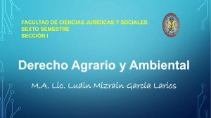 CLASE II DERECHO AGRARIO Y AMBIENTAL 2 de agosto (1)