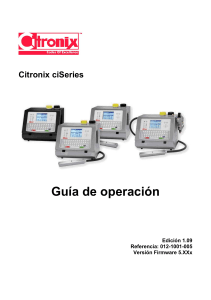 Citronix ci Series Guia de Operacion Edicion 1.09