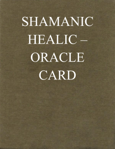 SHAMANIC HEALING TRADUCIDO AL ESPAÑOL