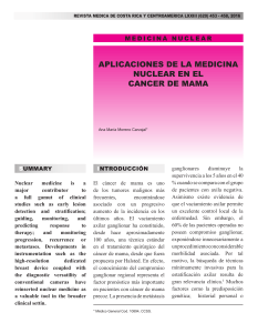 Cancer de Mama, medicina nuclear