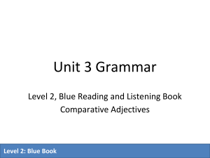 Blue U3 Comparative Adjectives