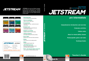JETSTREAM PRE-INTERMEDIATE-Teacher book