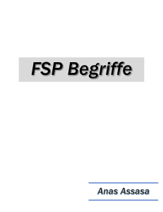 FSP Begriffe (1)