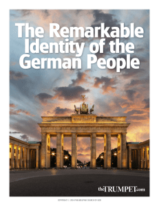 La remarcable identidad del pueblo alemán - The Trumpet