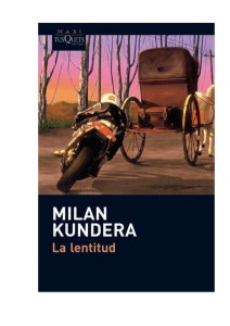 La Lentitud Milan Kundera